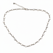 Short Star Necklace In Silver Plate