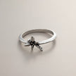 Dragonfly Ring In Silver Plate