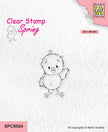 Nellie's Choice Clear Stamp Spring - Chickie Series Hi There