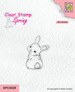 Nellie's Choice Clear Stamp Spring - Cute Rabbit-3