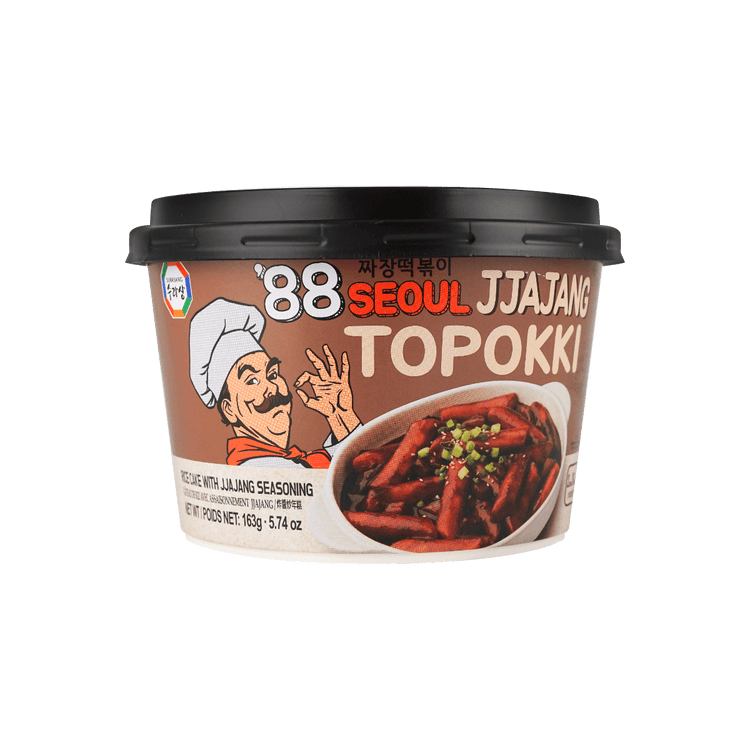 Surasang 88 Seoul Jjajang Topokki (163G) [Best Before Date: 2026.12.28]