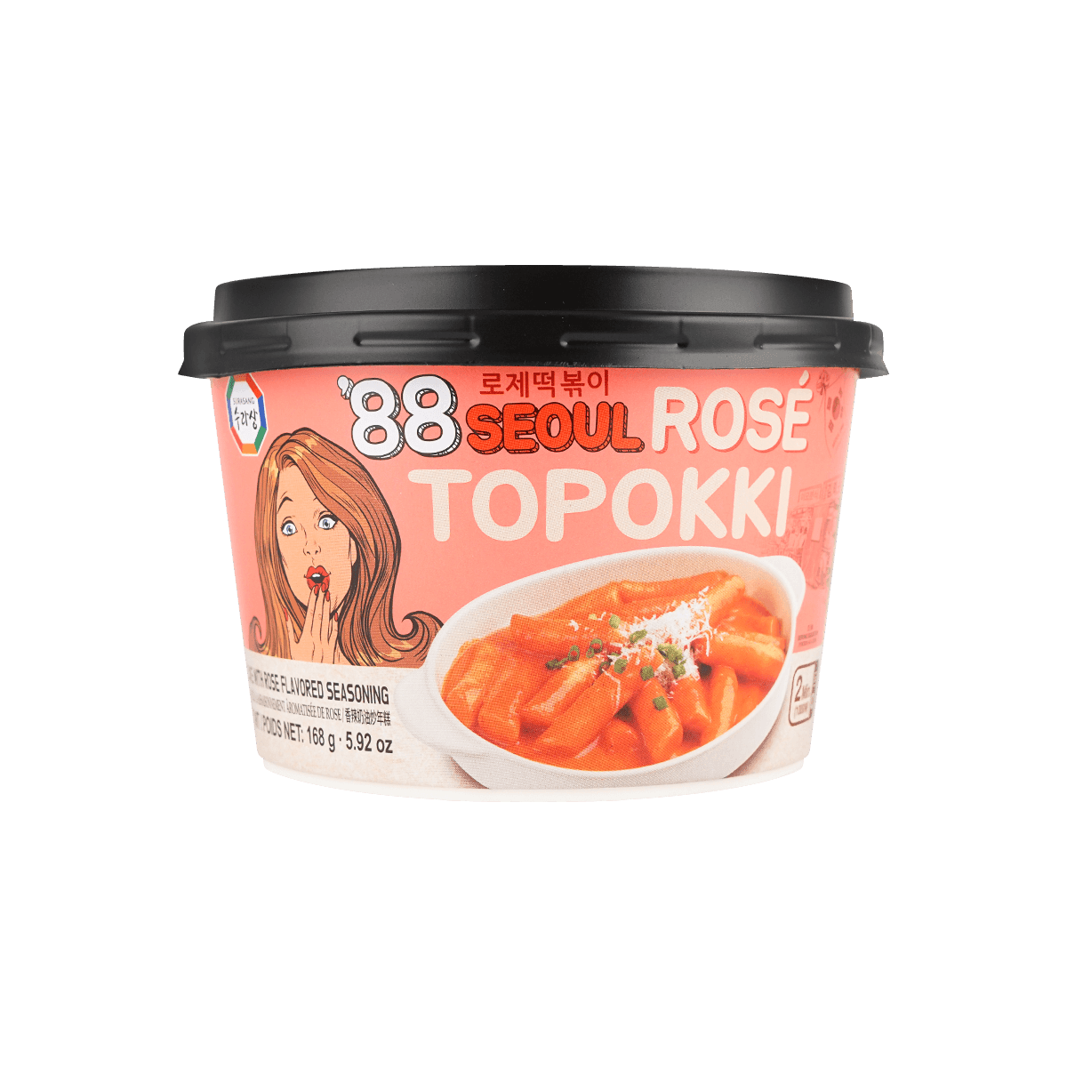 Surasang 88 Seoul Rose Topokki (168G) [Best Before Date: 2026.11.05]