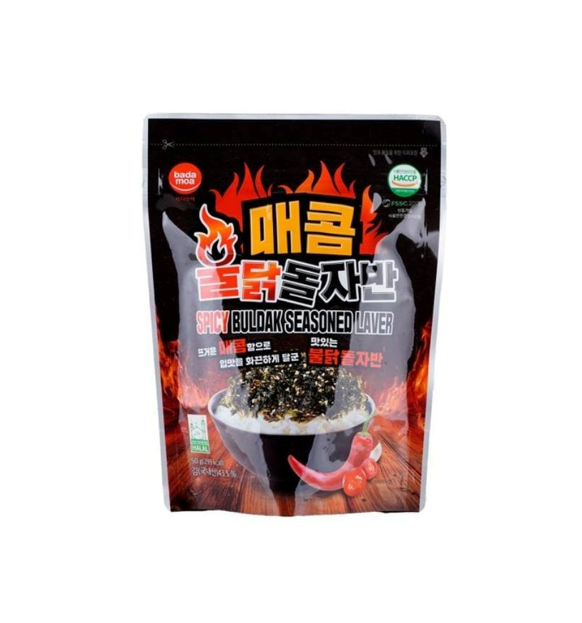 Surasang Spicy Buldak Seasoned Laver Seaweed (50G) [Best Before Date: 2026.10.15]