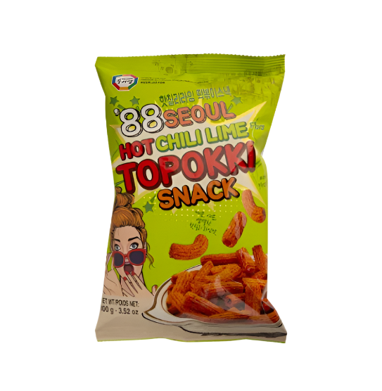 Surasang Hot Chili Lime Topokki Snack (100G) [Best Before Date: 2026.10.27]