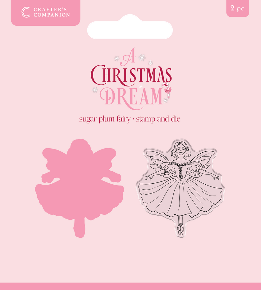 Sara Signature A Christmas Dream Stamp and Die - Sugar Plum Fairy