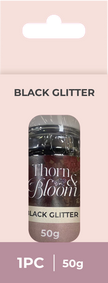 Sara Signature Thorn & Bloom - Black Glitter