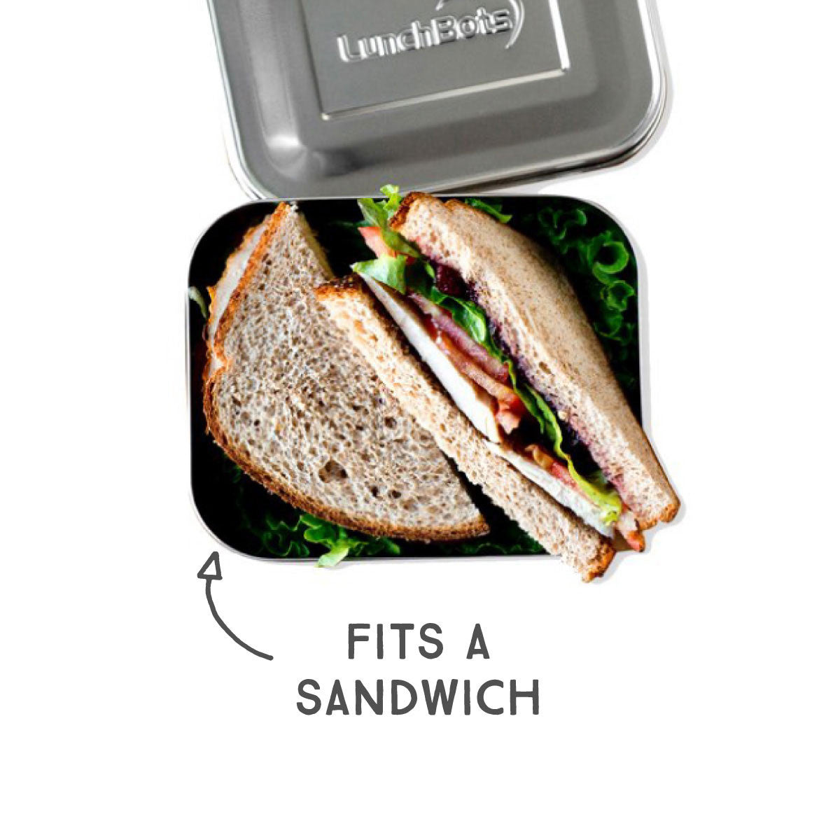 Lunchbots Medium Uno Lunch Box