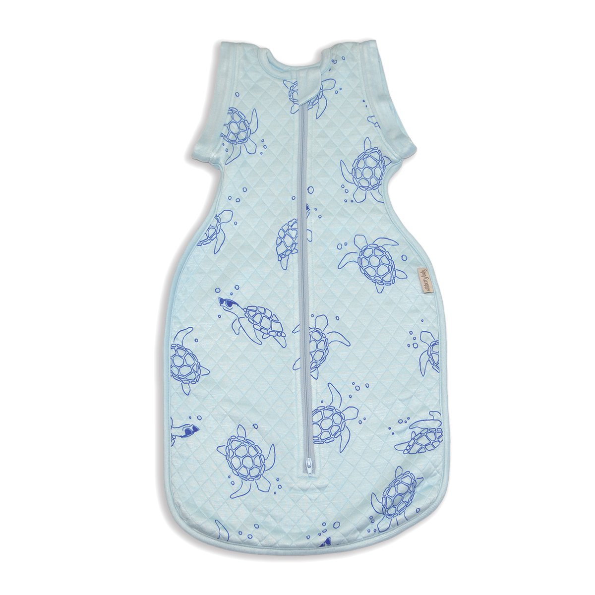 Sac cocon en bambou pour nouveau-né 1 TOG (motif tortue de mer)