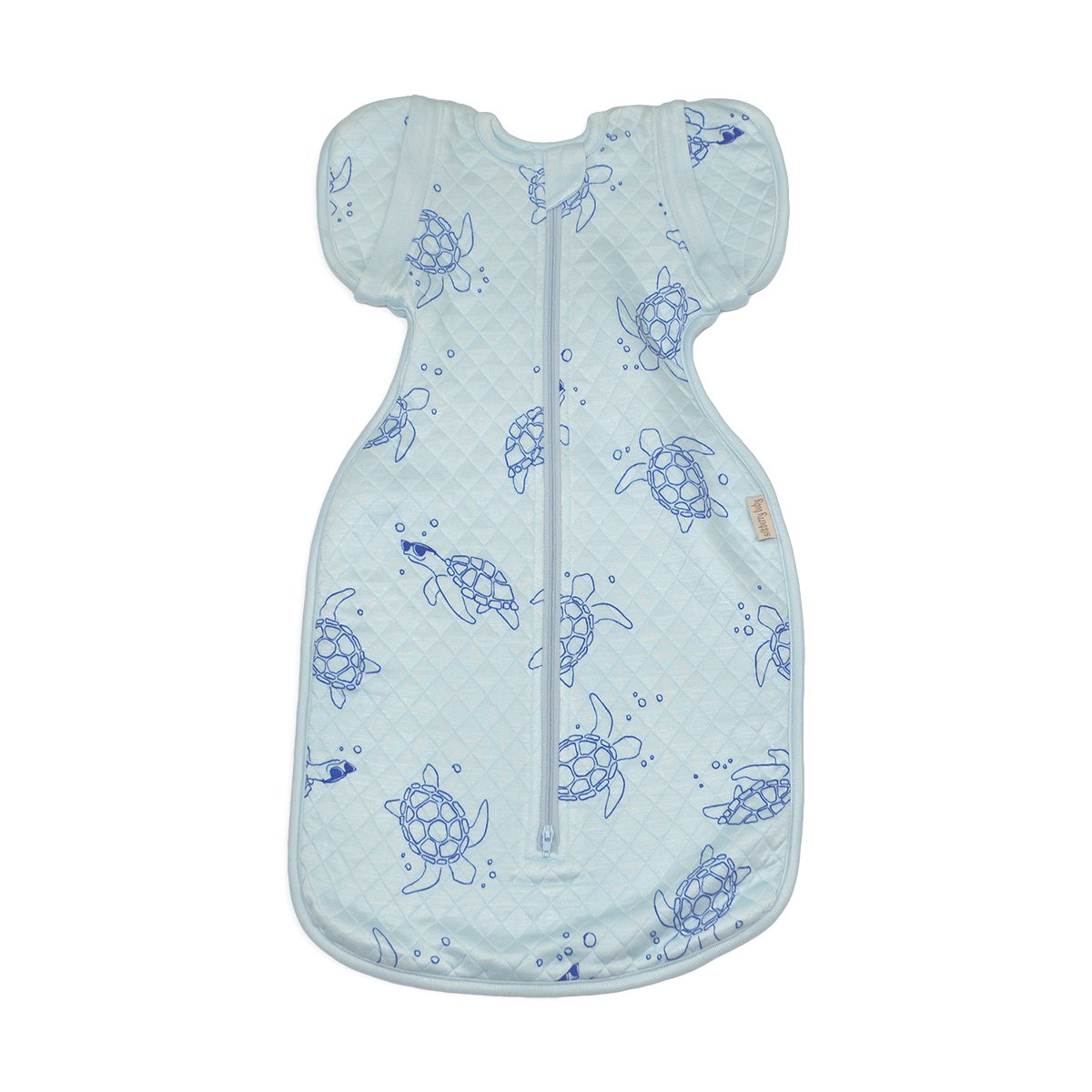 Sac cocon en bambou pour nouveau-né 1 TOG (motif tortue de mer)