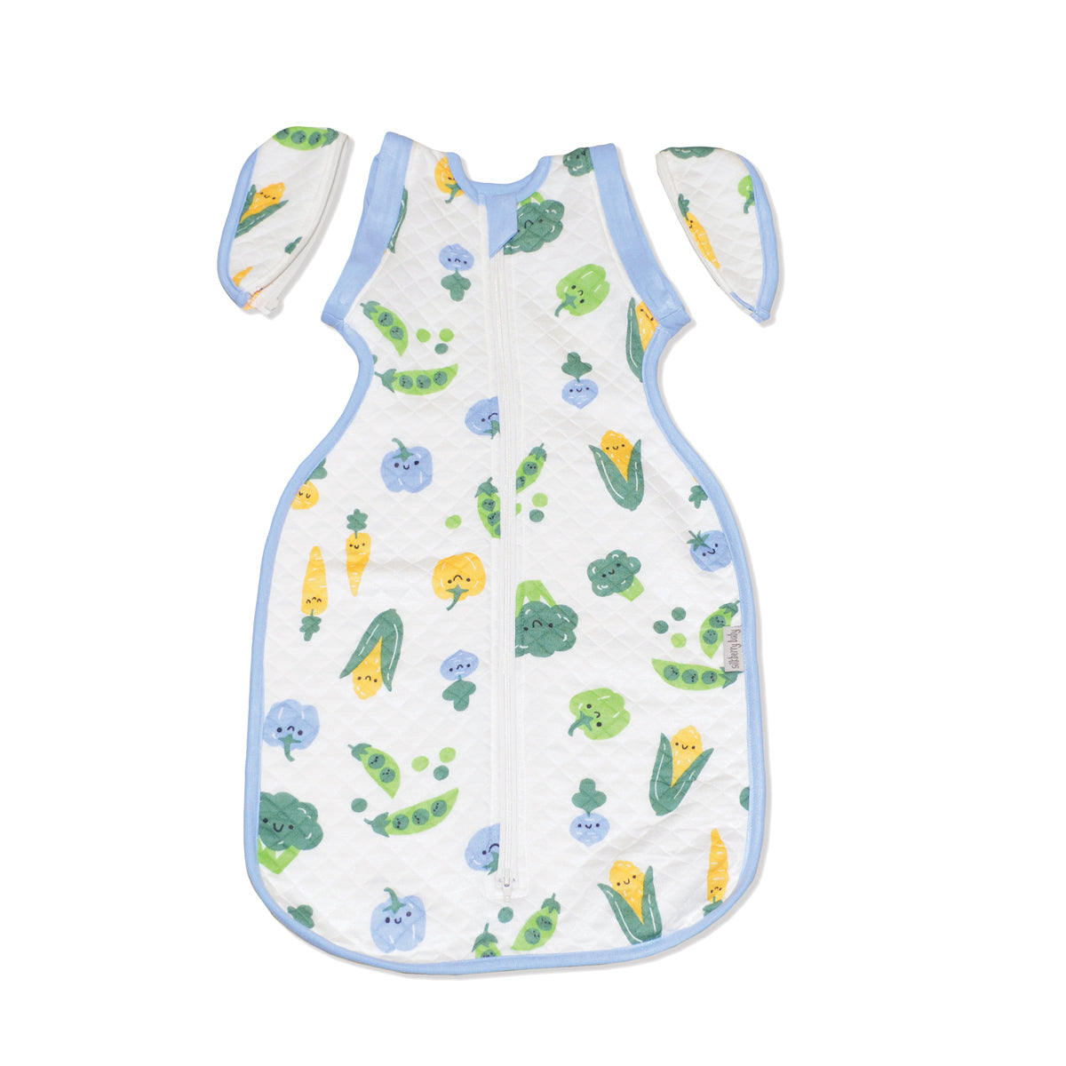 Sac cocon pour nouveau-né en bambou 1 TOG (imprimé marché fermier)