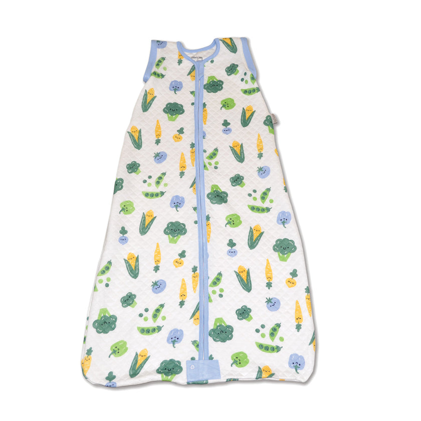 Bamboo Classic Sleeping Sack w/Detachable Sleeves 1 TOG(Farmers Market Print)