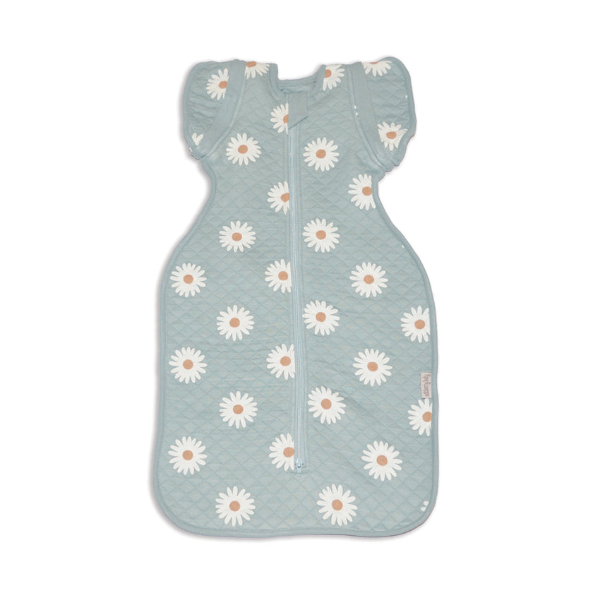 Bamboo Newborn Cocoon Sack 1 TOG (Daisy Print)