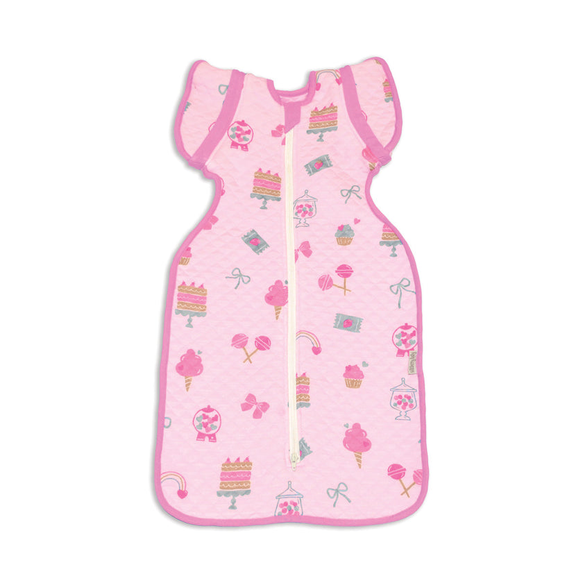 Bamboo Newborn Cocoon Sack 1 TOG (Sweet Shop Print)