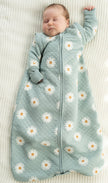 Bamboo Classic Sleeping Sack w/Detachable Sleeves 1 TOG(Daisy Print)