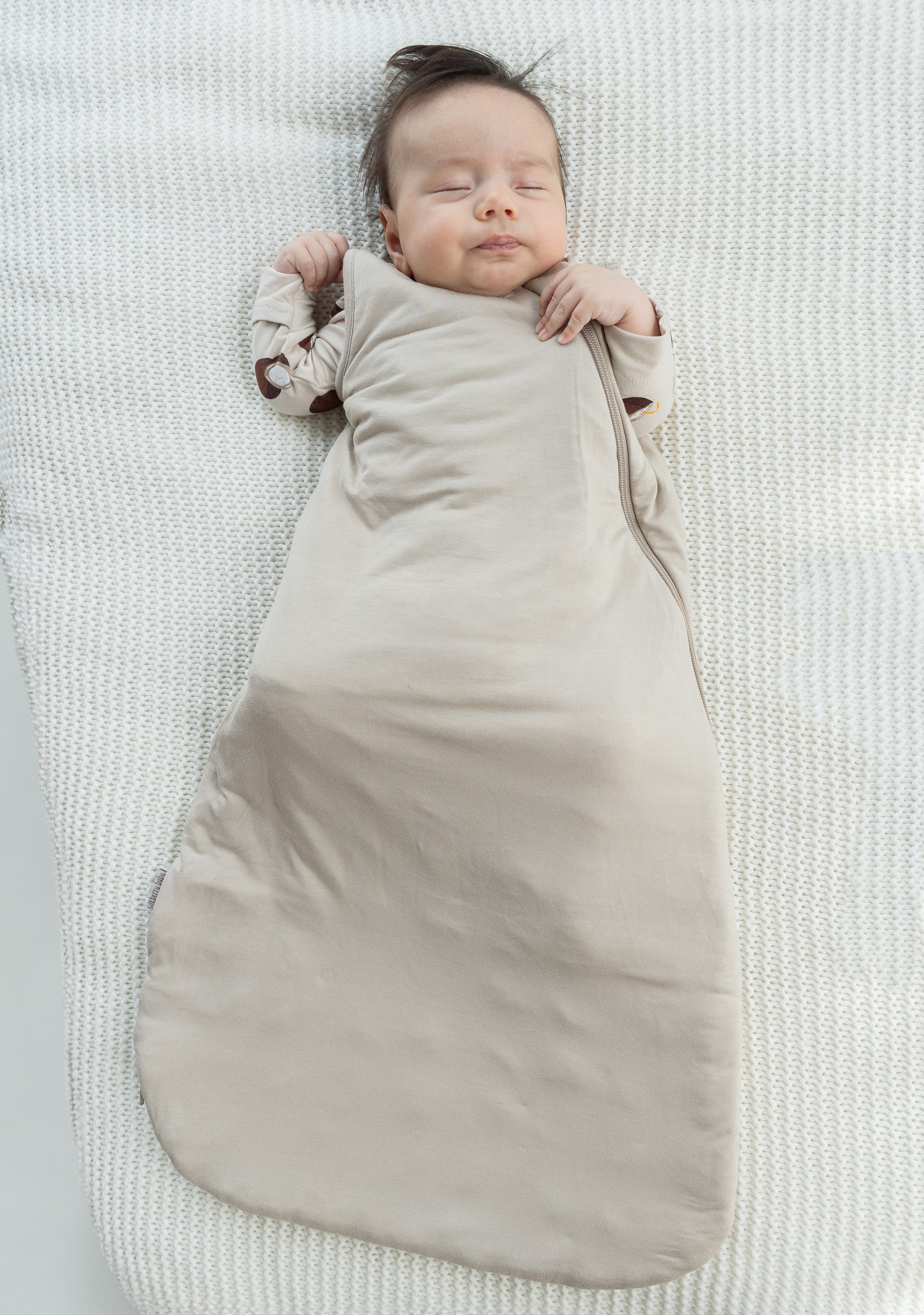Bamboo Sleeping Sack 1.0 TOG (Almond Milk)