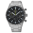 SEIKO Quartz Chronograph Black | SSB413