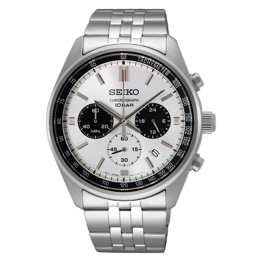 SEIKO Essentials Chronograph White 42mm | SSB425