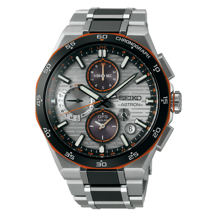 SEIKO Astron GPS Solar 2025 Black & Neon Orange Limited Edition | SSH183