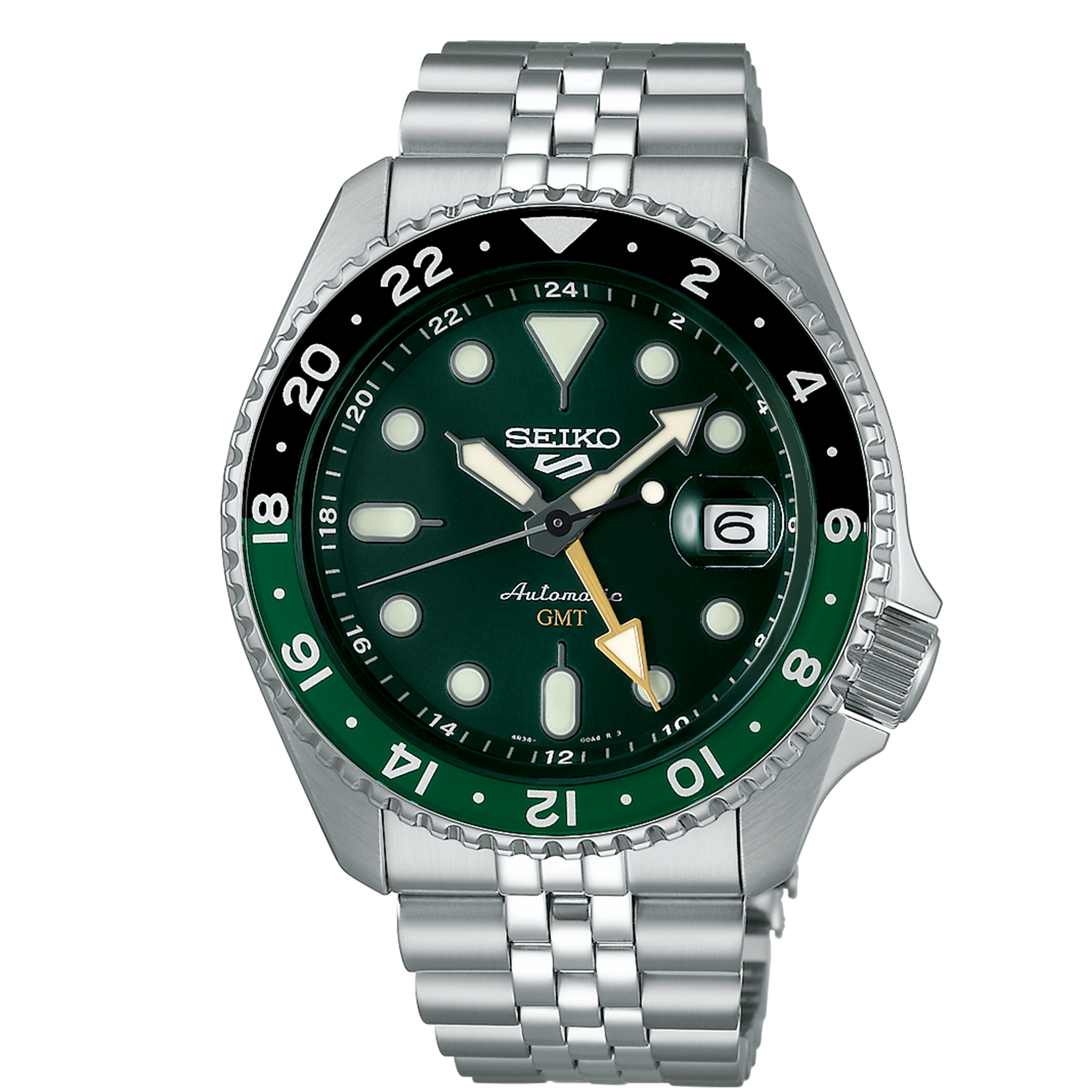 SEIKO 5 Sports Green Dial GMT | SSK035