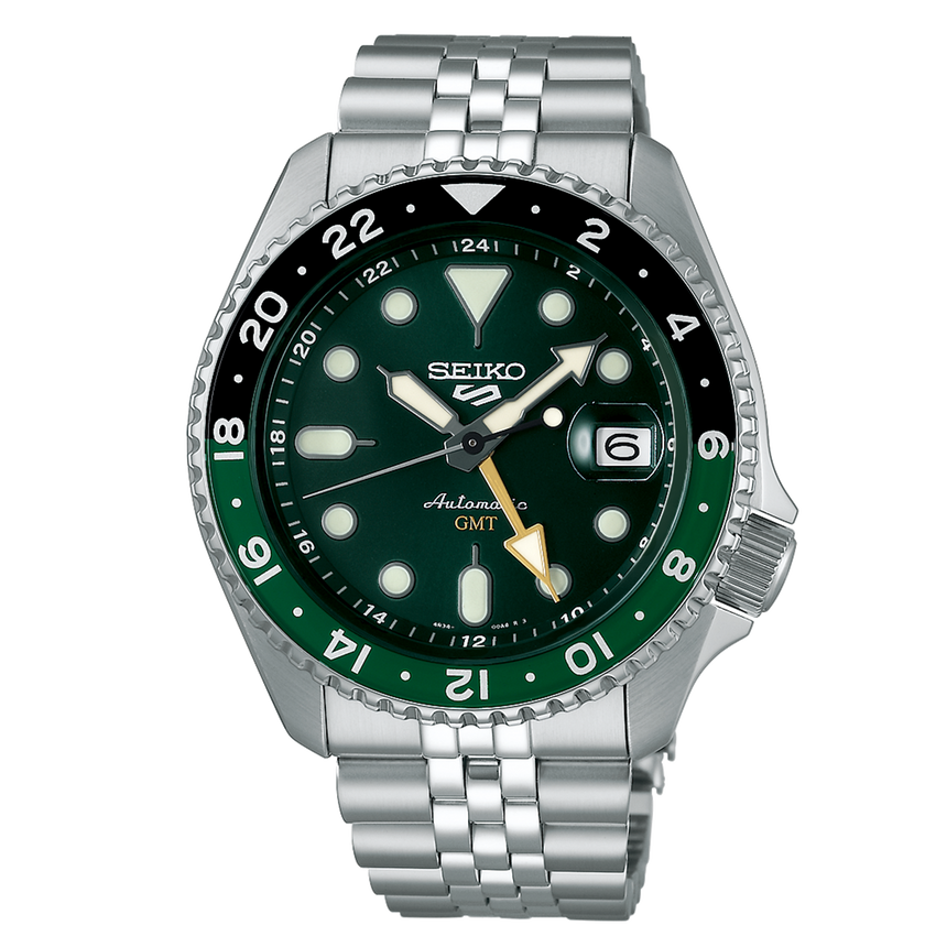 SEIKO 5 Sports Green Dial GMT | SSK035