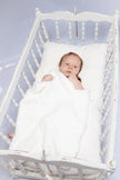 White Solid Double Layered Lovey
