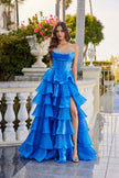 layered gown