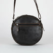 Greenwood Leather Round Crossbody Bag