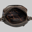 Greenwood Leather Round Crossbody Bag