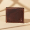 Greenwood Men's Leather Bifold Wallet. Premium RFID Protection Wallet with Flip Compartment