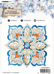 Clear Stamp background Celebrate New Beginnings 150x150mm nr.519