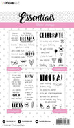 Clear Stamp Text EN Celebrate Essentials 105x148mm nr.521