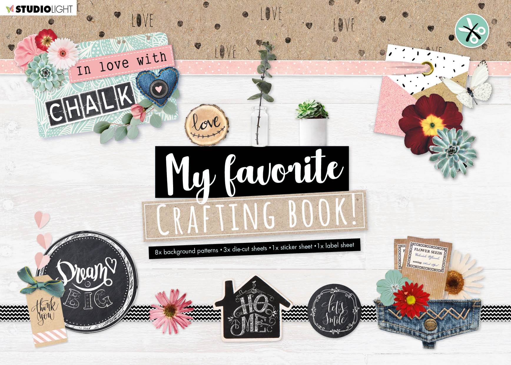 MF Crafting Book In Love With Chalk 297x210mm nr.97