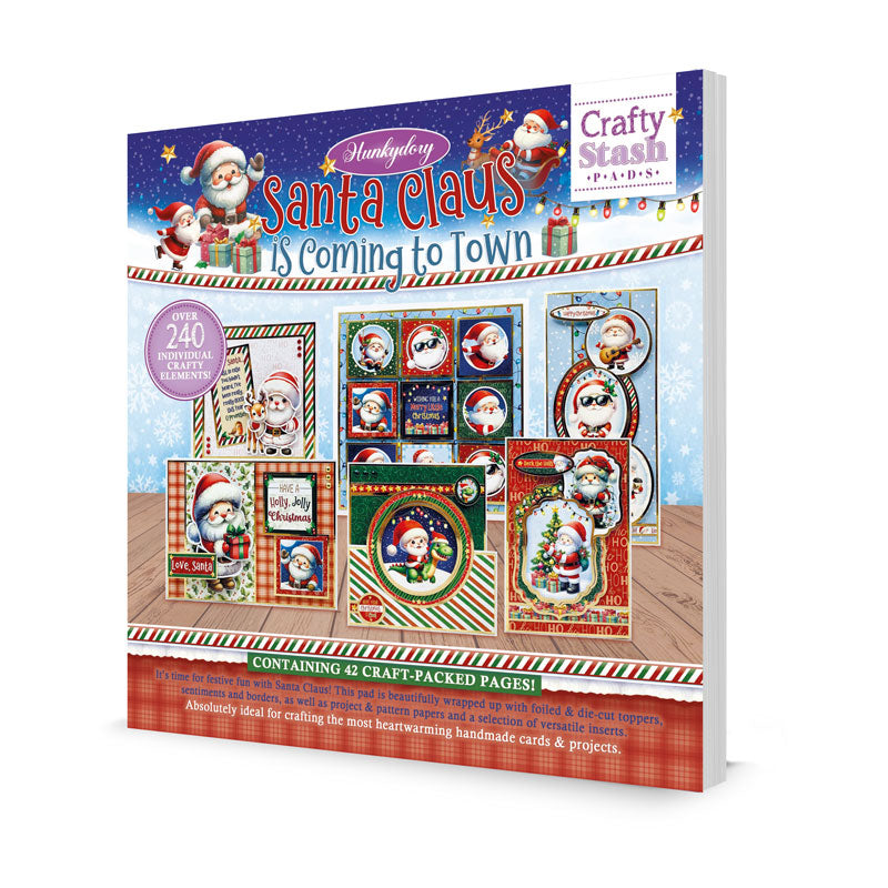 Crafty Stash Pads - Santa Claus is Coming to Town