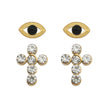 Ensemble de 2 paires de boucles d'oreilles STELLA