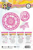 Art by Marlene Cutting & Embossing Die Geo Mandala Marlene’s World nr.15