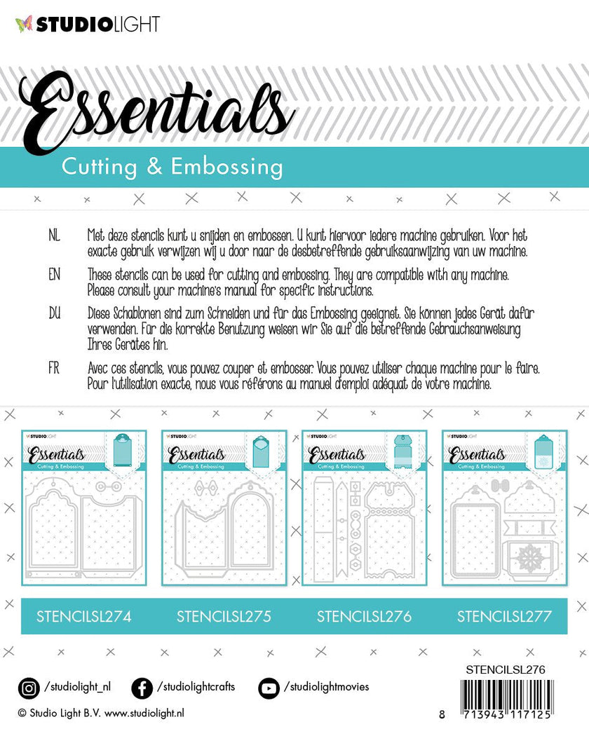 Embossing Die Cut Stencil Essentials nr.276
