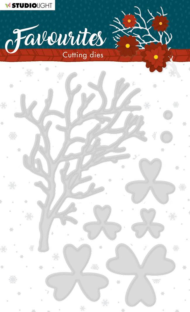 Cutting Die Winter's Favourites 110x118mm nr.334
