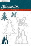 Cutting Die Winter's Favourites 105x155mm nr.337