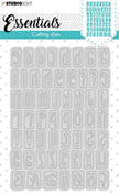 Cutting Die Alphabet Essentials nr.357