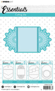 Cutting & Embossing Die Cardshape Trilogy Flower Essentials 114x209mm nr.368