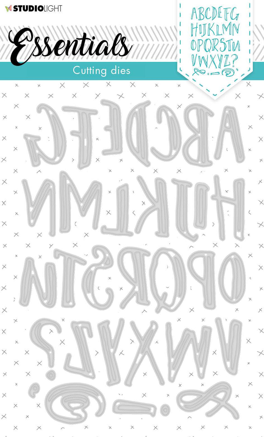 Cutting Die Alphabet Mixed Media Essentials 137x197mm nr.391