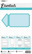 Cutting Die Cardshape Ticket Essentials 97x206mm nr.397