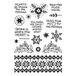 Gnome Hugs Sentiments Clear Stamp Set from the Holiday Hugs Collection by Stampendous