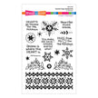 Gnome Hugs Sentiments Clear Stamp Set from the Holiday Hugs Collection by Stampendous