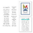 Gnome Drive Sentiments Clear Stamp Set from the Gnome Drive Collection