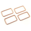 Sallie Tomato - Set of Four Rectangle Rings - 1.5