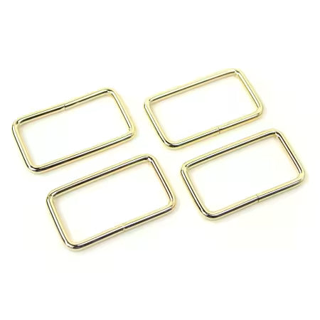 Sallie Tomato - Set of Four Rectangle Rings - 1.5