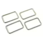 Sallie Tomato - Set of Four Rectangle Rings - 1.5