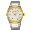 SEIKO Essentials Two Tone White Dial Men | SUR558P1