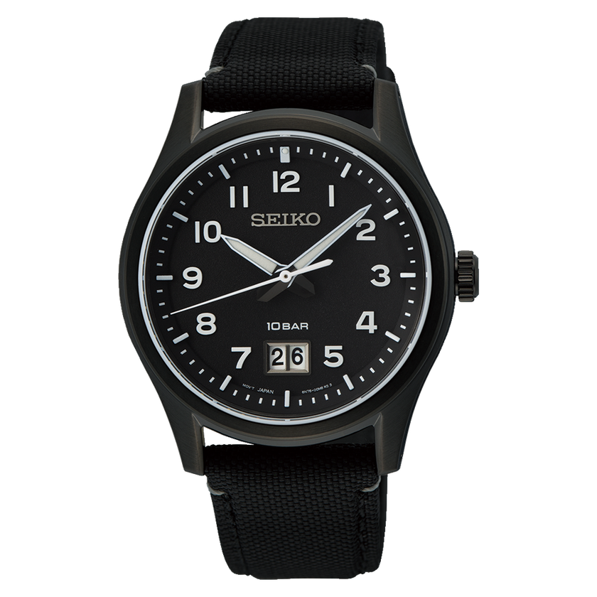 SEIKO Quartz Black | SUR571